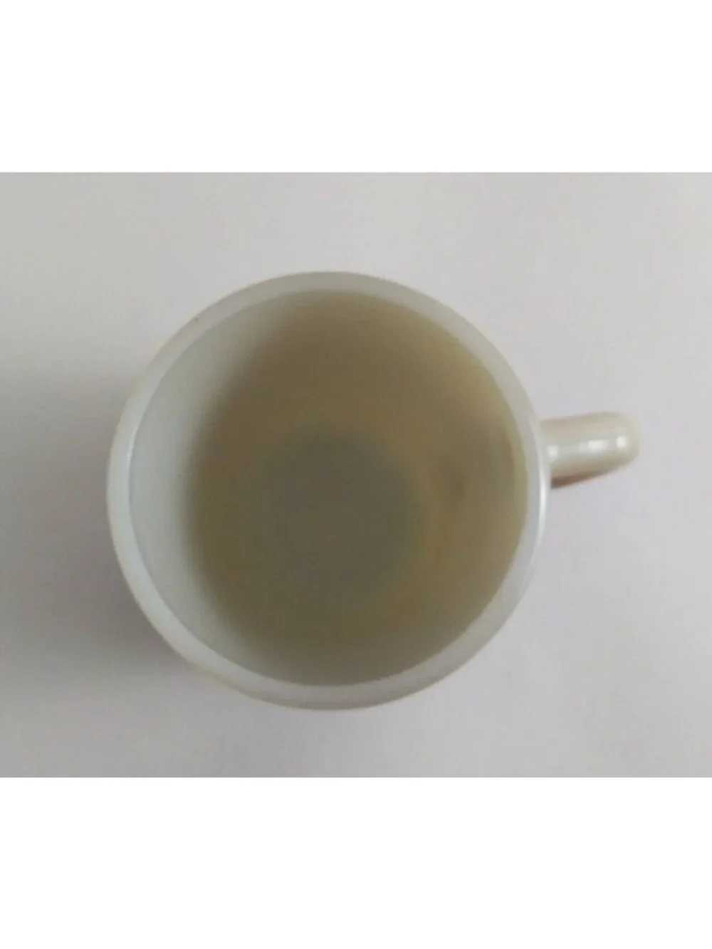 Vintage Fire King Anchor Hocking D Handle Cream/Ivory Coffee Cup Mug Made In USA
